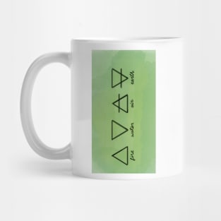 Four Elements Of Nature Mug